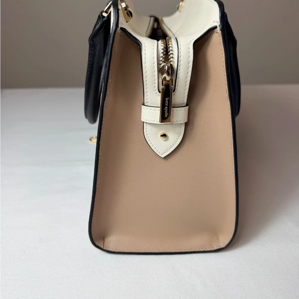 Kate Spade Black and Tan Satchel
